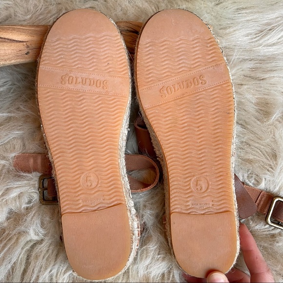 🆕Soludos Espadrille Sandals Brown - Picture 4 of 5